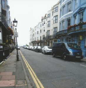 Charlotte Street, Brighton beach is at the bottom of the road. 